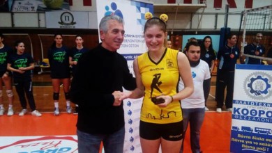 Γουγούση: "Είμαι πολύ χαρούμενη, αυτός ήταν ο στόχος μας, τώρα κοιτάμε το πανελλήνιο"