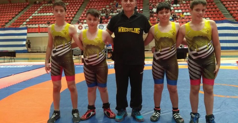 "Χρυσός" ο Αδαμίδης στην Λάρισα, τρεις ακόμα διακρίσεις για την πάλη του Άρη