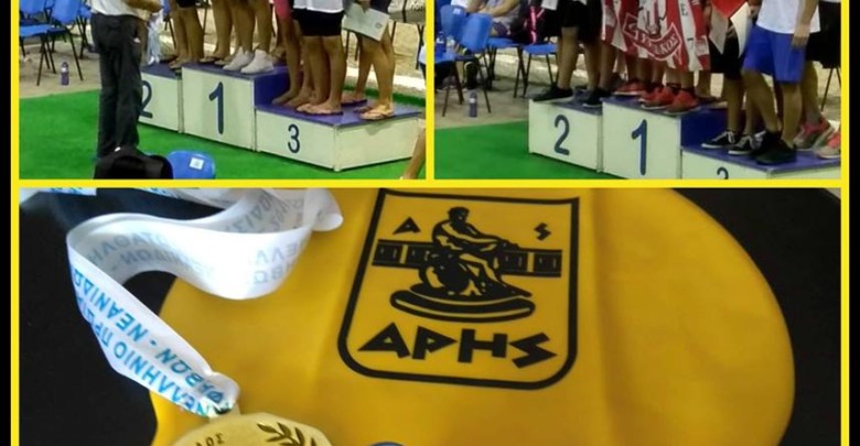 Δύο χρυσά και έξι συνολικά μετάλλια για το κολυμβητικό!