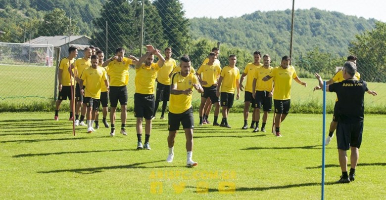 Με μοναδικό απόντα τον Διαμαντόπουλο η σημερινή προπόνηση