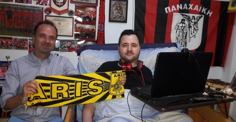 "Κίνηση αγάπης το κασκόλ-δώρο του Άρη στον φίλο της Παναχαϊκής"