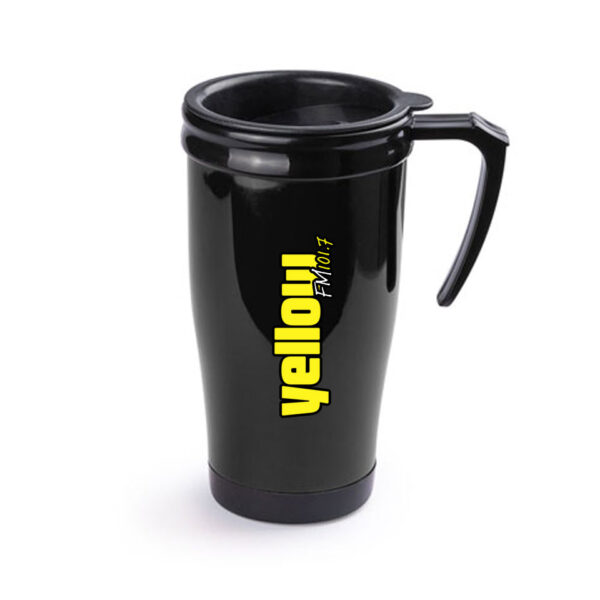 Κούπα μαύρη ισοθερμική-MUG COLCER