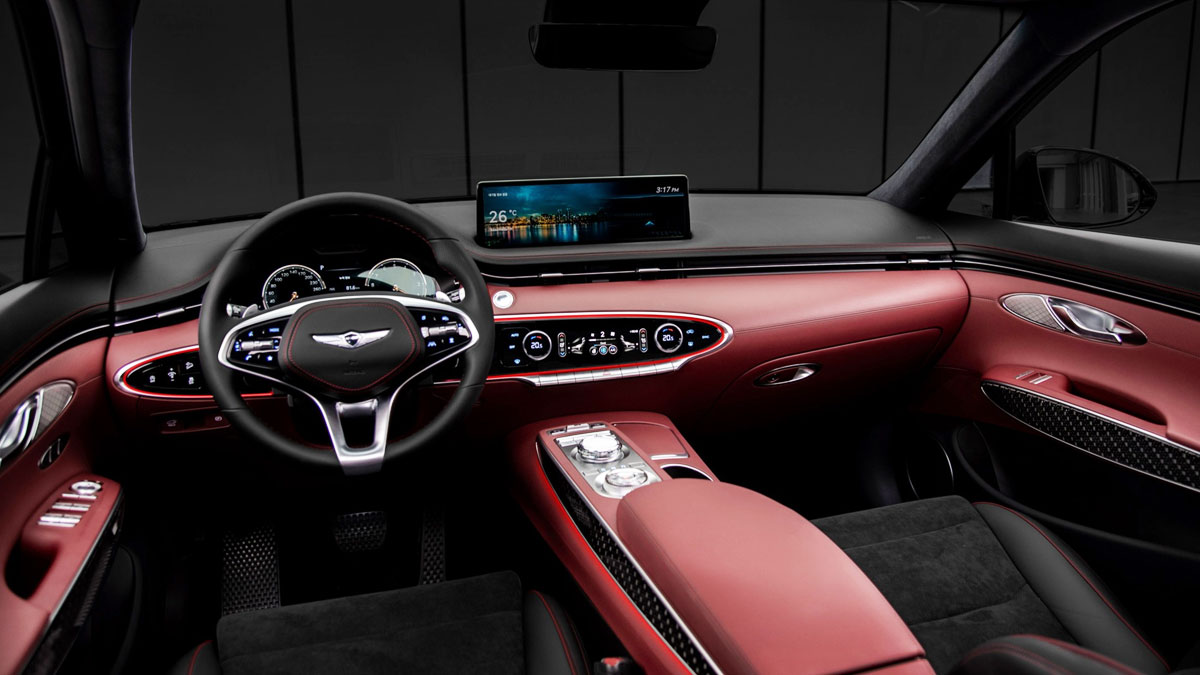 GenesisGV70_9776 Yellow Radio